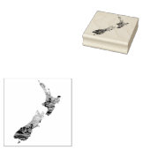 NIEUW ZEALAND KIWI RUBBER STAMP RUBBERSTEMPEL (Gestempeld)