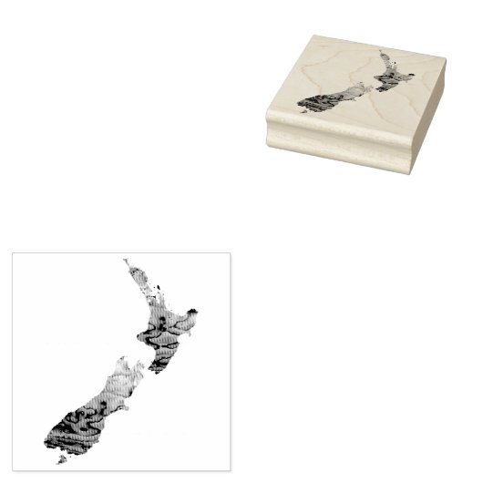 NIEUW ZEALAND KIWI RUBBER STAMP RUBBERSTEMPEL (Gestempeld)