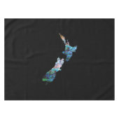 NIEUW ZEALAND MAP PAUA PLACEMAT TAFELKLEED (Voorkant (Horizontaal))