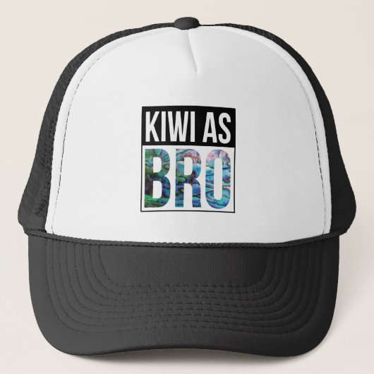 NIEUW-ZEALAND PAUA KIWI ALS BRO TRUCKER PET (Voorkant)