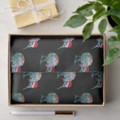 NIEUW ZEALAND XMAS KIWI SIMPLE PAUA TISSUEPAPIER (Geschenk)