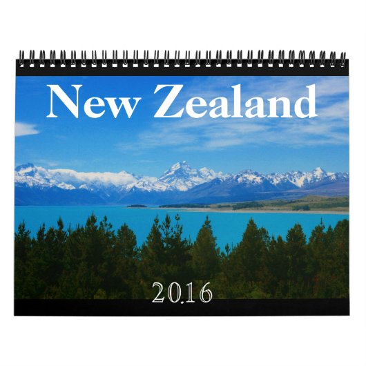 nieuw - zeeland 2016 kalender (Hoes)