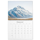 Nieuw-Zeeland 2025 Kalender met Schilderachtig Loc (Feb 2027)
