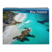 Nieuw-Zeeland 2025 Kalender met Schilderachtig Loc (Hoes)