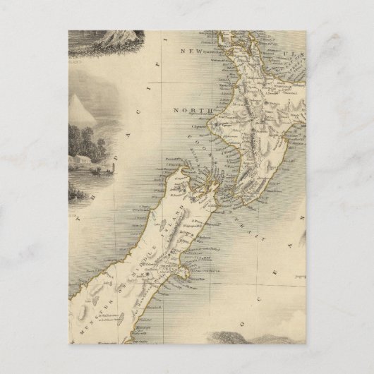 Nieuw-Zeeland 2 Briefkaart (Voorkant)