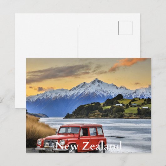 Nieuw-Zeeland (2) Briefkaart (Voorkant / Achterkant)