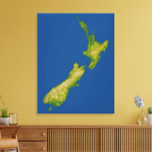 Nieuw-Zeeland 2 Canvas Afdruk (Insitu (Woonkamer))