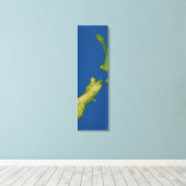 Nieuw-Zeeland 2 Canvas Afdruk (Insitu (Houten vloer))