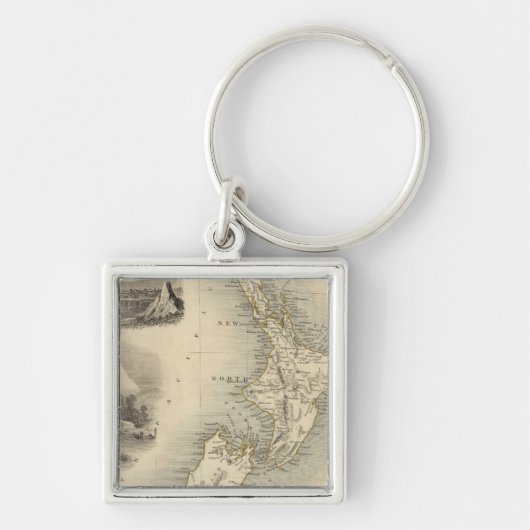 Nieuw-Zeeland 2 Sleutelhanger (Voorkant)