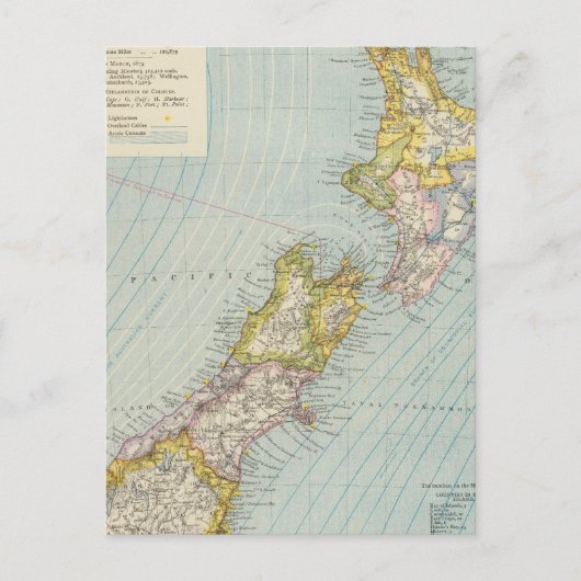 Nieuw-Zeeland 4 Briefkaart (Voorkant)