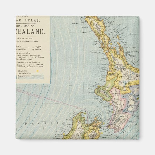 Nieuw-Zeeland 4 Magneet (Voorkant)