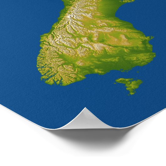 Nieuw-Zeeland 4 Poster (Hoek)