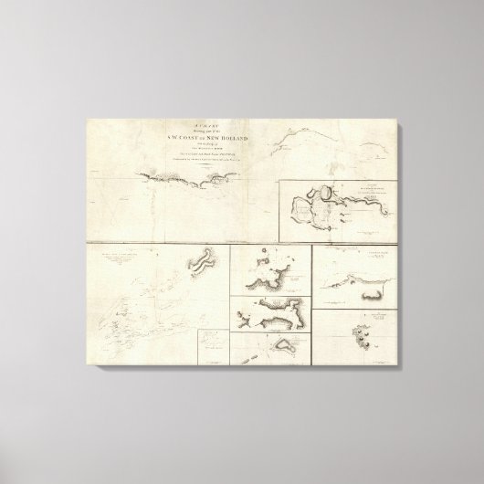 Nieuw-Zeeland 5 Canvas Afdruk (Voorkant)