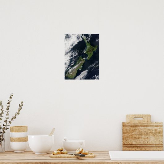 Nieuw-Zeeland 5 Poster (Keuken)
