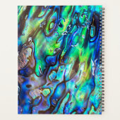 Nieuw-Zeeland Abalone Paua Schelp Patroon 1 Planner (Achterkant)