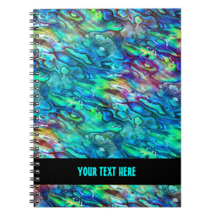 Nieuw-Zeeland Abalone Paua Schelp Patroon 1a Notitieboek