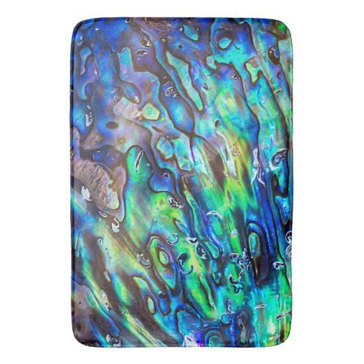 Nieuw-Zeeland Abalone Paua Shell Pattern 1 Badmat (Voorkant Verticaal)