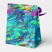 Nieuw-Zeeland Abalone Paua Shell Pattern 1 Bedankdoosjes (Achterkant)