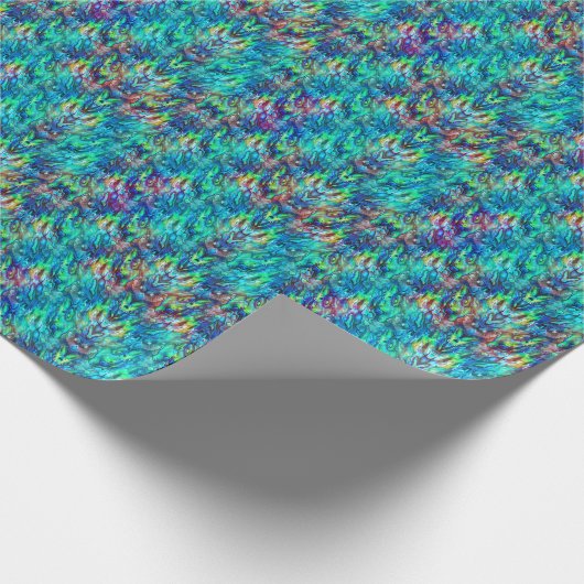 Nieuw-Zeeland Abalone Paua Shell Pattern 1 Cadeaupapier (Hoek)