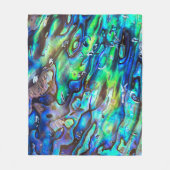 Nieuw-Zeeland Abalone Paua Shell Pattern 1 Fleece Deken (Voorkant)