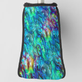 Nieuw-Zeeland Abalone Paua Shell Pattern 1 Golfheadcover (Draai 90)