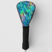 Nieuw-Zeeland Abalone Paua Shell Pattern 1 Golfheadcover (Voorkant)