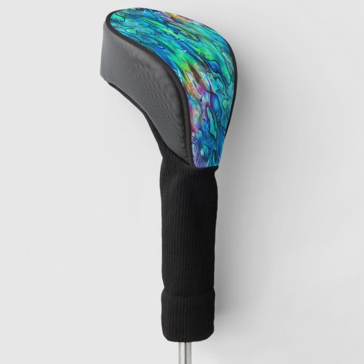 Nieuw-Zeeland Abalone Paua Shell Pattern 1 Golfheadcover (Schuin)