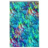 Nieuw-Zeeland Abalone Paua Shell Pattern 1 Kalender (Hoes)