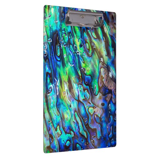 Nieuw-Zeeland Abalone Paua Shell Pattern 1 Klembord (Rechts)