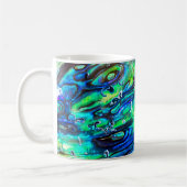 Nieuw-Zeeland Abalone Paua Shell Pattern 1 Koffiemok (Links)