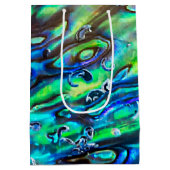 Nieuw-Zeeland Abalone Paua Shell Pattern 1 Medium Cadeauzakje (Achterkant)