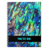 Nieuw-Zeeland Abalone Paua Shell Pattern 1 Notitieboek (Voorkant)