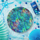 Nieuw-Zeeland Abalone Paua Shell Pattern 1 Papieren Bordje (Feest)