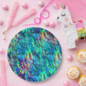 Nieuw-Zeeland Abalone Paua Shell Pattern 1 Papieren Bordje (Feest)