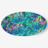 Nieuw-Zeeland Abalone Paua Shell Pattern 1 Papieren Bordje (Gekanteld)