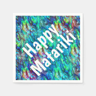 Nieuw-Zeeland Abalone Paua Shell Pattern 1 Servet