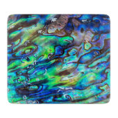 Nieuw-Zeeland Abalone Paua Shell Pattern 1 Snijplank (Voorkant)