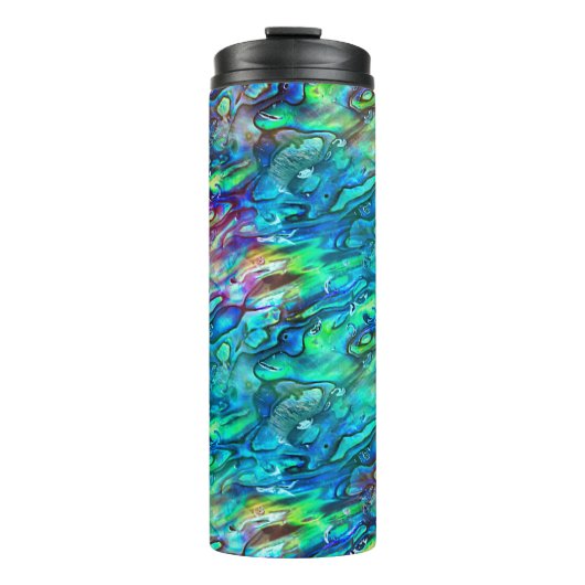 Nieuw-Zeeland Abalone Paua Shell Pattern 1 Thermosbeker (Voorkant)