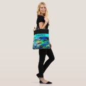 Nieuw-Zeeland Abalone Paua Shell Pattern 1 Tote Bag (Op model)