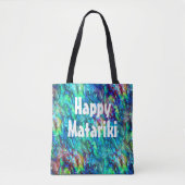 Nieuw-Zeeland Abalone Paua Shell Pattern 1 Tote Bag (Voorkant)