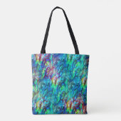 Nieuw-Zeeland Abalone Paua Shell Pattern 1 Tote Bag (Achterkant)