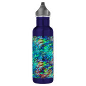 Nieuw-Zeeland Abalone Paua Shell Pattern 1 Waterfles (Rechts)