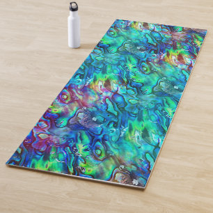 Nieuw-Zeeland Abalone Paua Shell Pattern 1 Yogamat