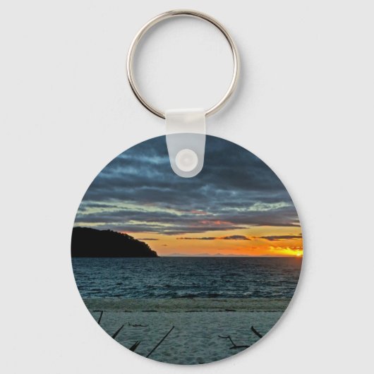 Nieuw-Zeeland Abel Tasman Sunset Sleutelhanger (Voorkant)