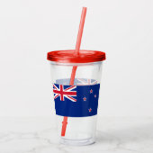 Nieuw-Zeeland Acryl Drinkbeker (Achterkant)
