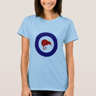 nieuw - zeeland afgerdel kiwi t-shirt