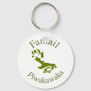 Nieuw-Zeeland Aotearoa Fantail Sleutelhanger