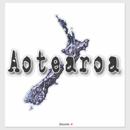 Nieuw-Zeeland - Aotearoa Sticker (Vel)