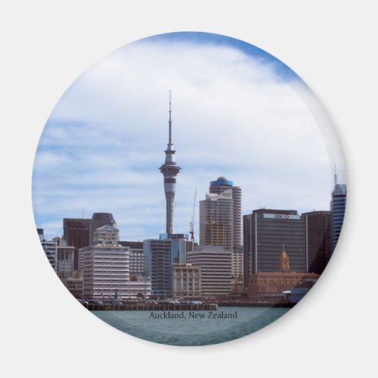 Nieuw-Zeeland: Auckland cityscape Magneet (Voorkant)
