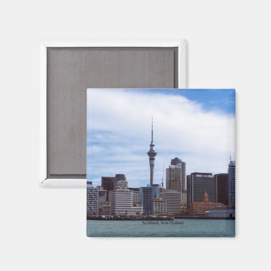 Nieuw-Zeeland: Auckland cityscape Magneet (Voorkant / Achterkant)